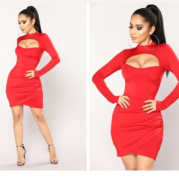 Fashion Nova Dresses & Skirts - Fashion Nova Red Dress